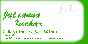 julianna kuchar business card